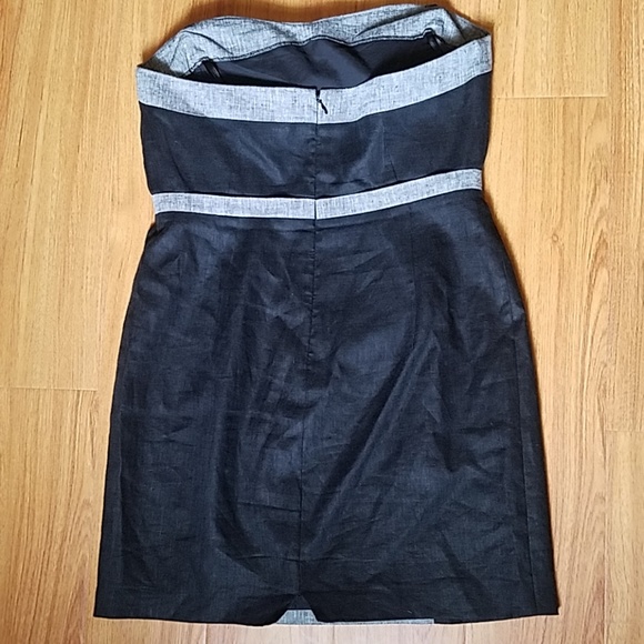 BCBGeneration Black Gray Colorblock Cocktail 12 - Picture 4 of 6